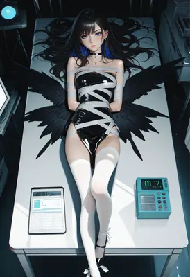 Restrained Angel in the Laboratory