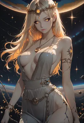 Celestial Goddess of the Golden Stars