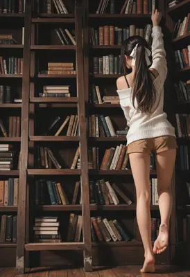 Reaching for Knowledge in the Library