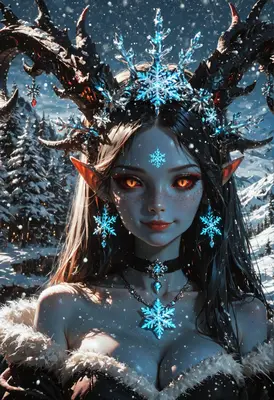 Enchanting Winter Elf Queen