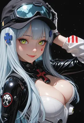 Tactical Anime Girl in Cybernetic Gear