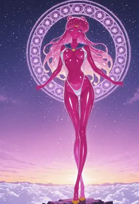 Celestial Pink Guardian of the Cosmos