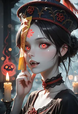 Enchanting Jiangshi Vampire Spirit Girl