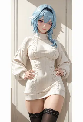Eula Lawrence in a Cozy Sweater
