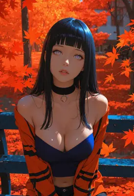 Autumn Serenity with Hinata Hyuga