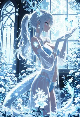 Frost Maiden and the Winter Butterfly