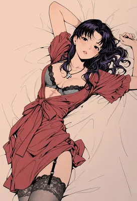 Relaxing Evening in Red Robe