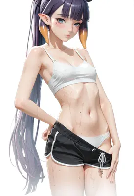 Wet Summer Elf Girl