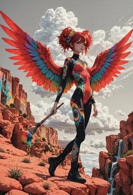 Avian Artist of the Painted Canyons