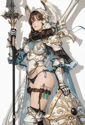 Valkyrie Warrior with Alchemical Potions