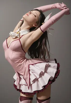 Graceful Magical Girl Pose