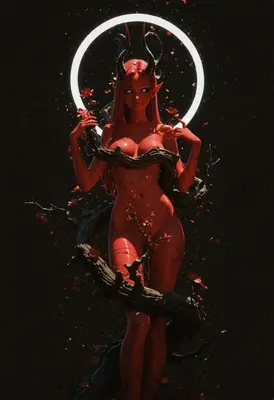 Red Demon Goddess of Flowering Branches