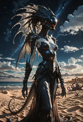 Celestial Void Guardian on Alien Shores