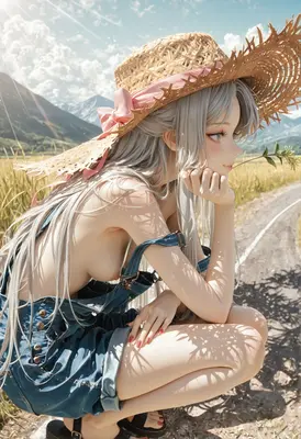 Summer Daydream in Denim Overalls