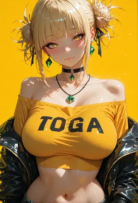 Himiko Toga in Vibrant Yellow