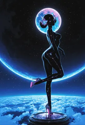 Celestial Goddess of the Night Sky