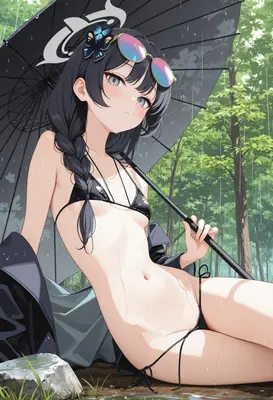 Rainy Day Butterfly Umbrella Shade