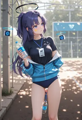 Cybernetic Athlete Taking a Break
