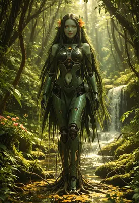 Ethereal Forest Guardian Cyborg