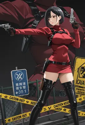 Dual Wielding Mercenary in Red
