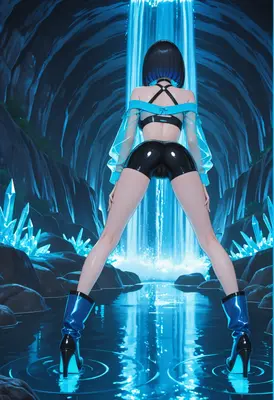 Crystal Cave Waterfall Explorer