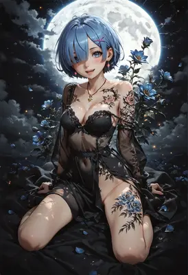 Rem Beneath the Midnight Moon