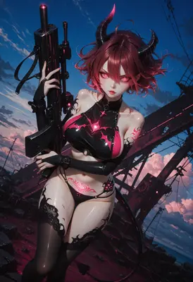 Demon Sniper in the Wasteland