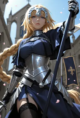 Valiant Paladin in Sacred Armor