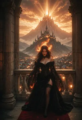 Queen of the Burning Ember Castle