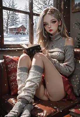 Winter Reading by the Window