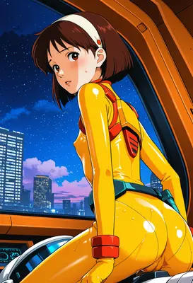 Pilot in a Yellow Plugsuit