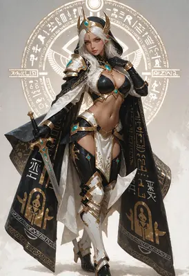 Divine Egyptian Warrior Queen