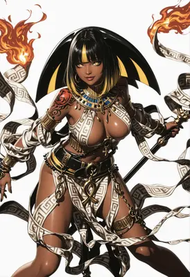 Fiery Egyptian Goddess of the Sands