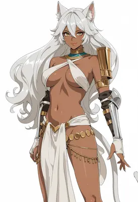 Egyptian Goddess Warrior Cat Girl