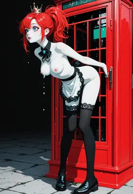 The Crimson Queen in the Booth