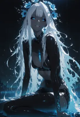 Luminous Goddess of the Midnight Lake