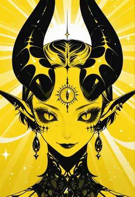 Radiant Demon with Celestial Third Eye