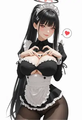 Lovely Maid Sending Love