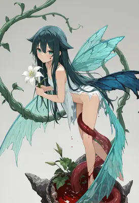 Fairy Trapped by Sinister Tentacles