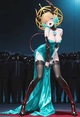 Cyborg Succubus on the Red Carpet
