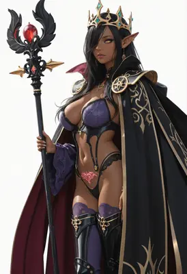 Dark Elf Sorceress Queen