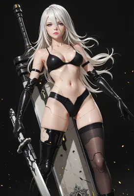 A2 Android Warrior in Battle