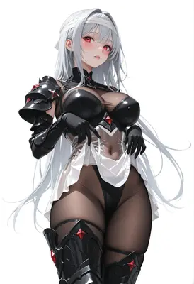 Silver Haired Warrior in Tactical Armor