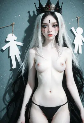 Gothic Queen of Paper Dolls