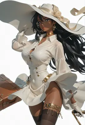 Elegant Traveler in Cream White