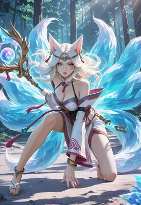Mystic Nine Tailed Fox Priestess
