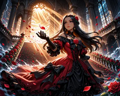 Crimson Rose Enchantress