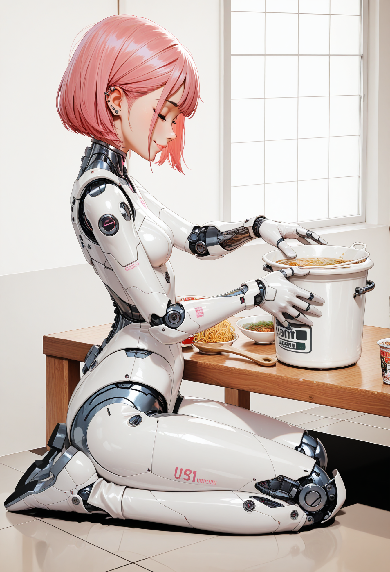 Ramen Break — Mecha Girl