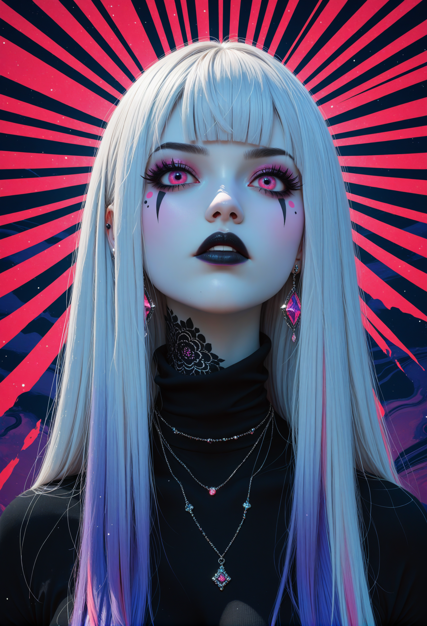 Featured anime figure with dramatic studio lighting