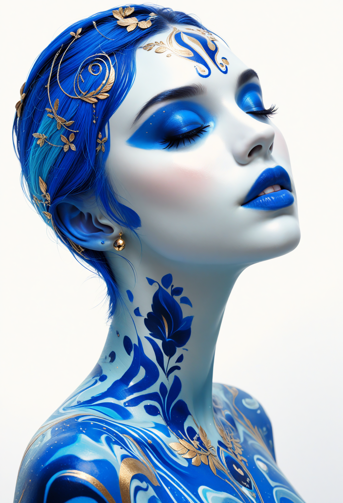 Azure Elegance — Portraits